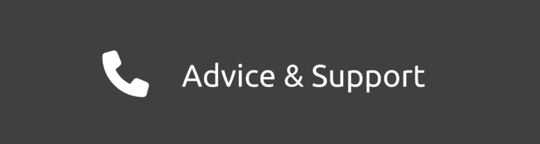 Link to Advice & Support information page